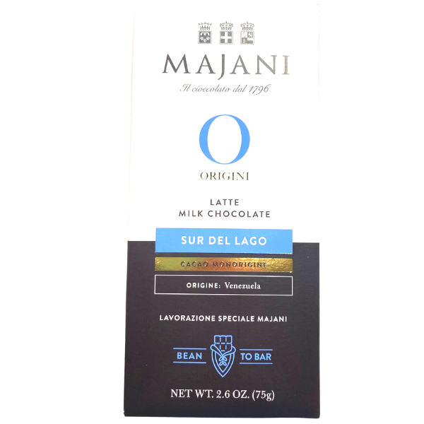 Gluten Free Milk Chocolate Bar 33% Sur del Lago - Majani Majani - Chocolate @Mercato Gourmet | Your Italian Gourmet Supermarket
