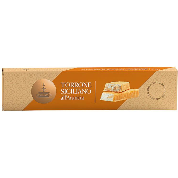 Sicilian Soft Orange Nougat Bar 150g - Fiasconaro Mercato Gourmet - Confectionery @Mercato Gourmet | Your Italian Gourmet Supermarket