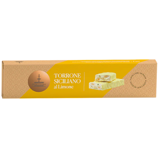 Sicilian Soft Lemon Nougat Bar 150g - Fiasconaro Mercato Gourmet - Confectionery @Mercato Gourmet | Your Italian Gourmet Supermarket