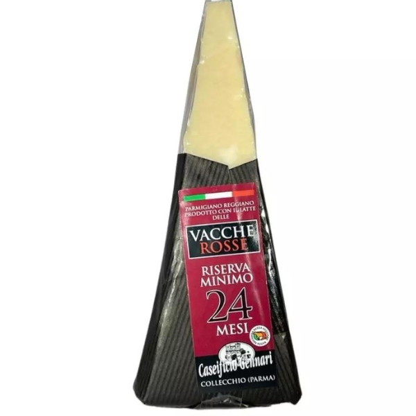 Parmigiano Reggiano 24 months (Red Cow's Milk) 300g(±10%) - Gennari Casrificio Gennari - Hard Cheese 24 Months - 300g(±10%) @Mercato Gourmet | Your Italian Gourmet Supermarket