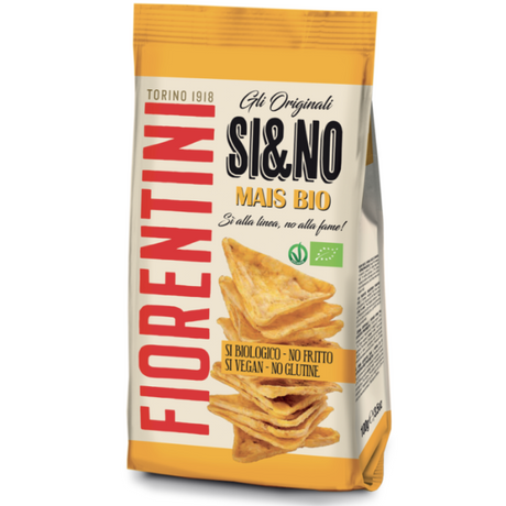 Gluten Free Organic Corn Triangles with Sea Salt - Fiorentini Mercato Gourmet - Snacks @Mercato Gourmet | Your Italian Gourmet Supermarket