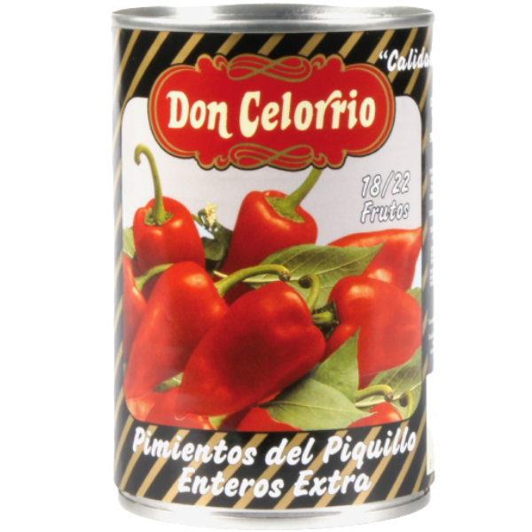 Red Piquillo Pepper in Tin 350g - Don Celorrio