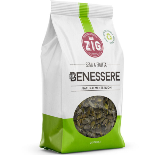 Shelled Pumpkin Seeds - ZIG ZIG - Dried Fruits & Nuts @Mercato Gourmet | Your Italian Gourmet Supermarket