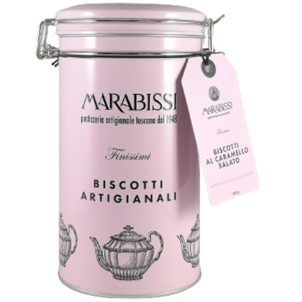 Artisanal Biscuits Salted Caramel In Tin - Marabissi