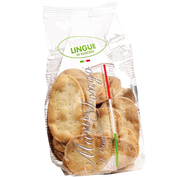 Mini Lingue di Suocera - Mario Fongo Mario Fongo - Snacks 100g @Mercato Gourmet | Your Italian Gourmet Supermarket