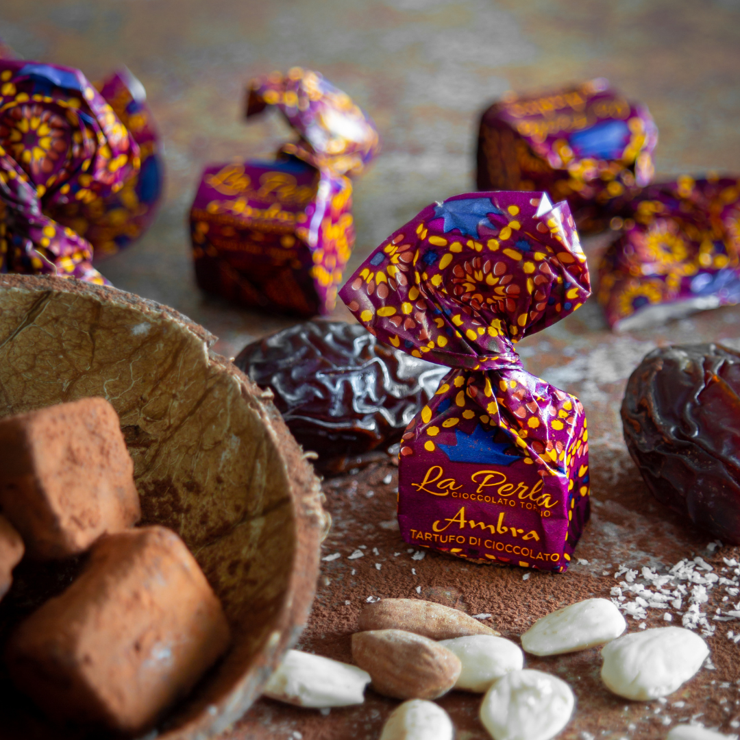 The Mix: Tiramisù, Ambra, Pistachio Chocolate Truffles 240g - La Perla