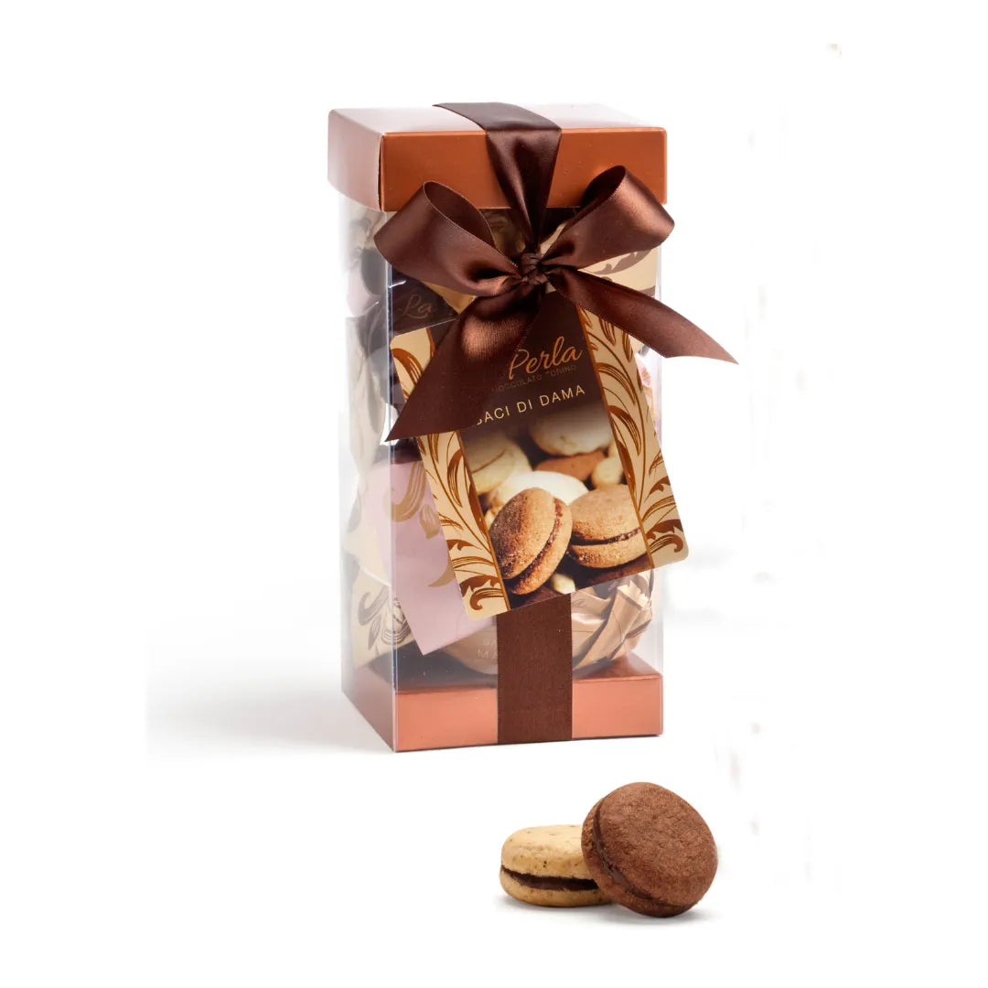 Baci di Dama: Hazelnut, Almond, Cocoa Assortment Biscuits 170g - La Perla