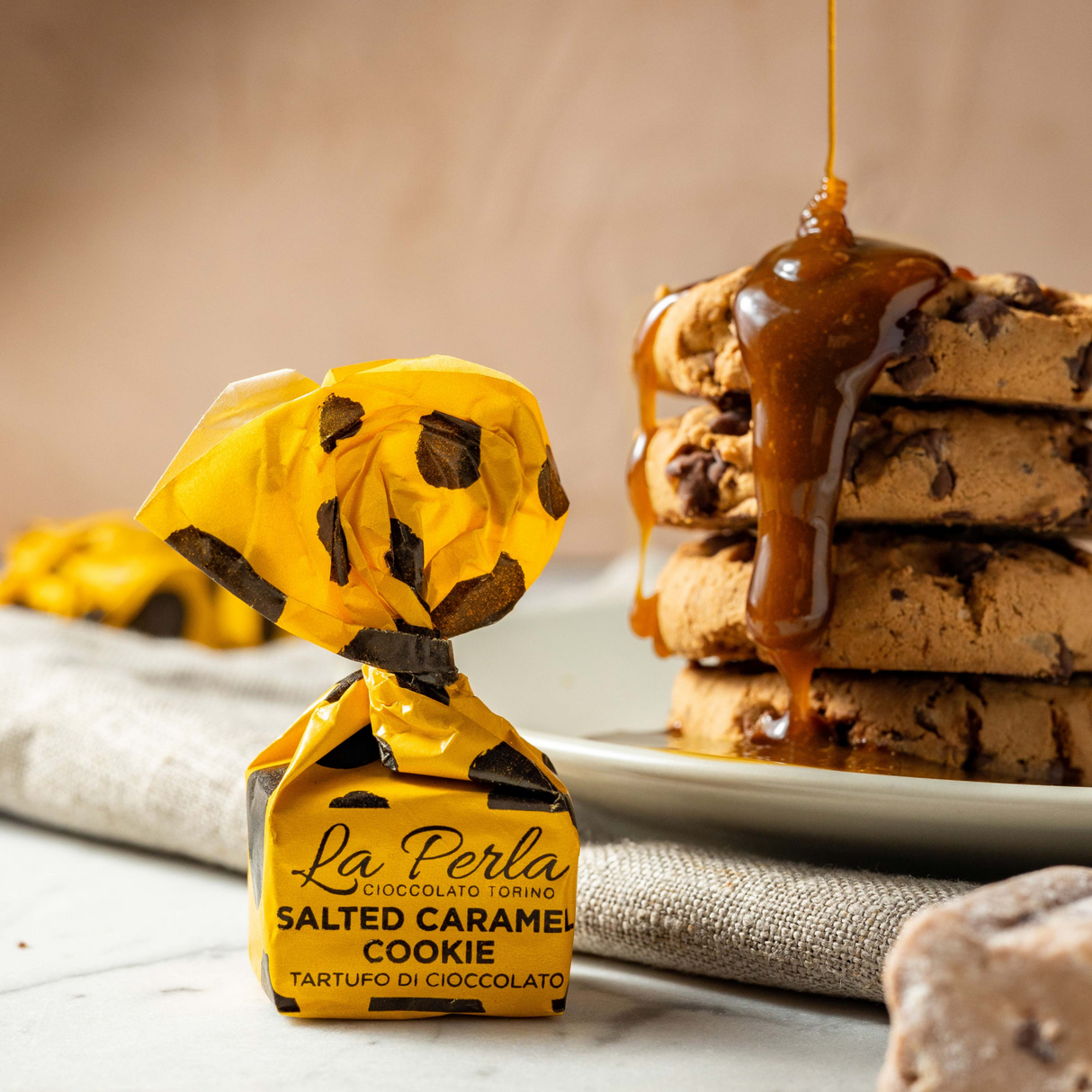 Salted Caramel Cookie Chocolate Truffles 150g - La Perla