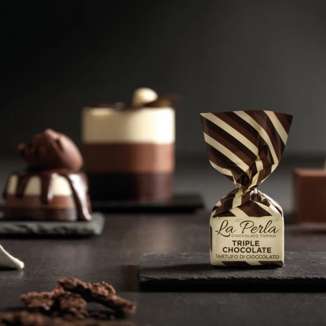 The Mix: Limoncello and Meringue, Pistachio and Raspberry, Triple Chocolate Chocolate Truffles 240g - La Perla