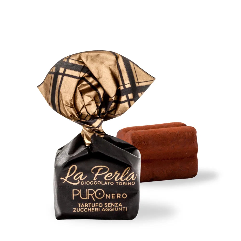 No Added Sugar Assorted Chocolate Truffles and Gianduiotti 200g - La Perla