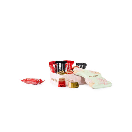 Easter Assorted Mix Chocolate Wafer & Cubon in Rabbit Tin 86g- Babbi