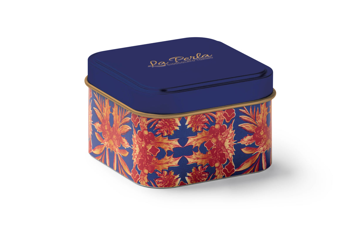 Christmas tin: Ambra, Nero, Christmas. Assorted Chocolate Truffles 50g - La Perla