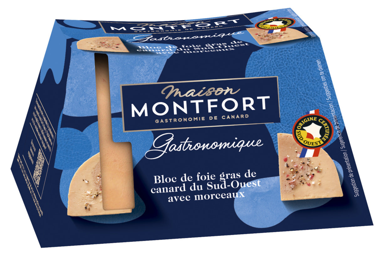 Duck Foie Gras Block Gastronomique 320g - Montfort