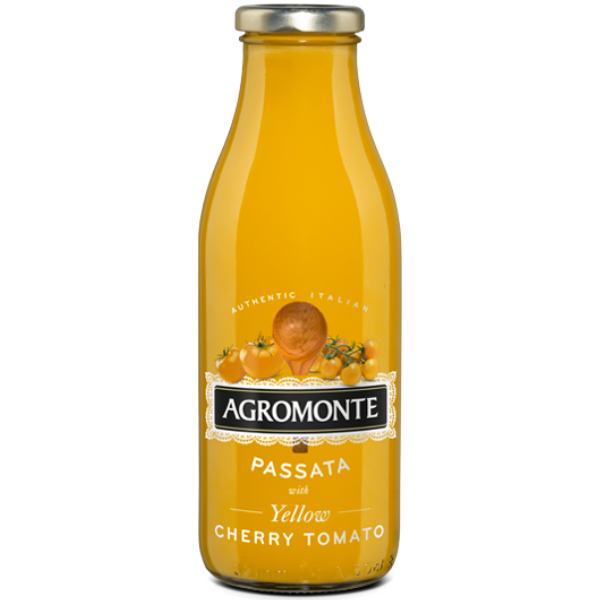 Yellow Tomato and Cherry Tomato Passata 520g - Agromonte