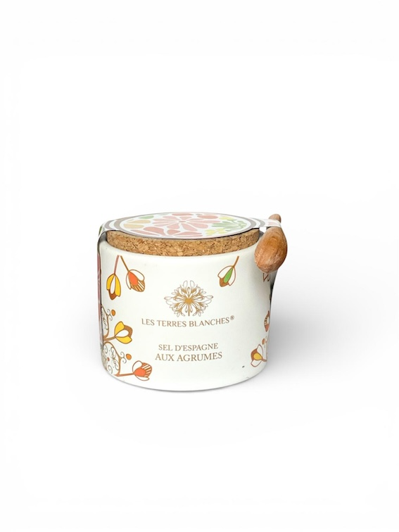 Sea Salt Flakes From Spain & Citrus 100g- Les Terres Blanches