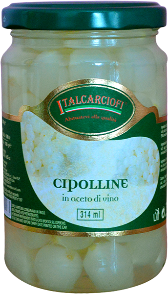 Baby Onions in Vinegar 314ml - Italcarciofi