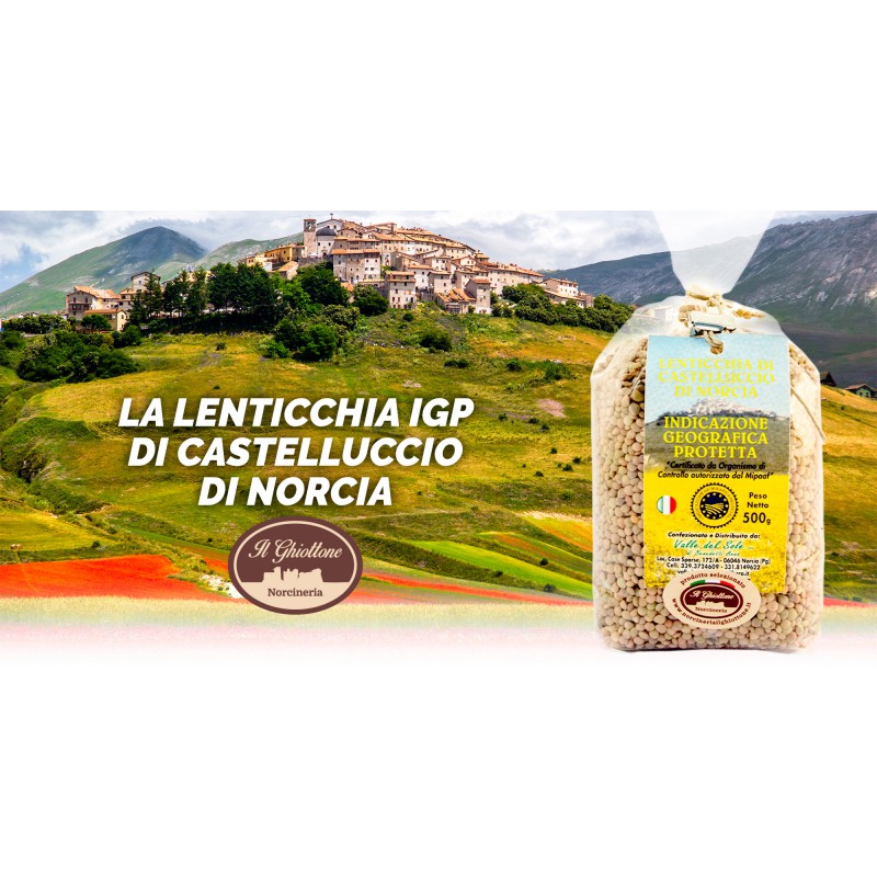 CASTELLUCCIO LENTILS 500G -  Castellanza Formaggi