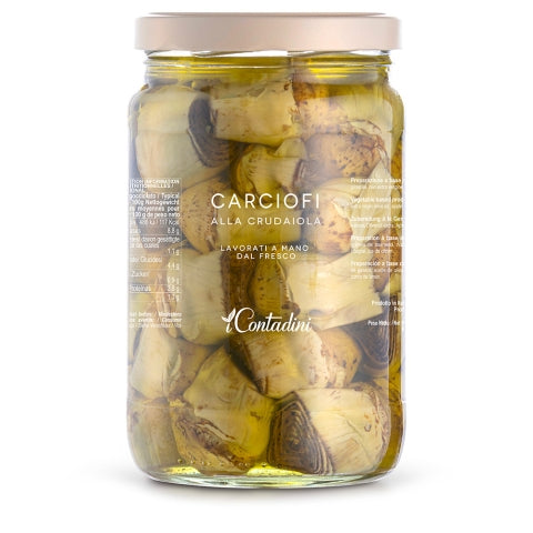 Raw Artichokes Heart in Oil 1600g - I Contadini