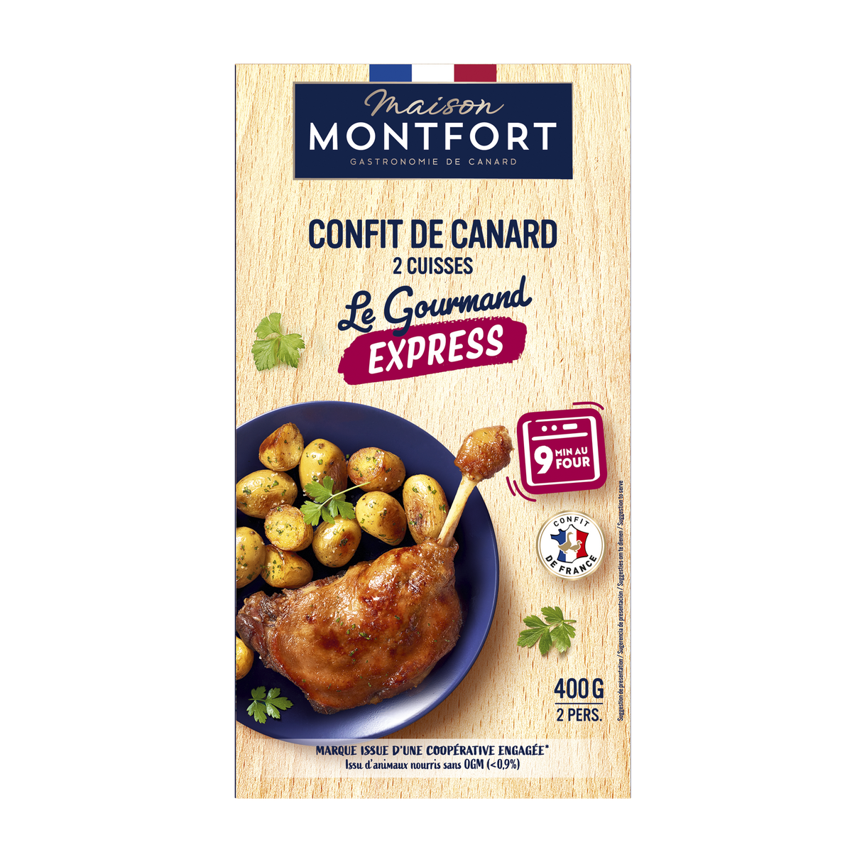 Duck Confit Legs x 2 Quick & Easy Meal 400g - Montfort