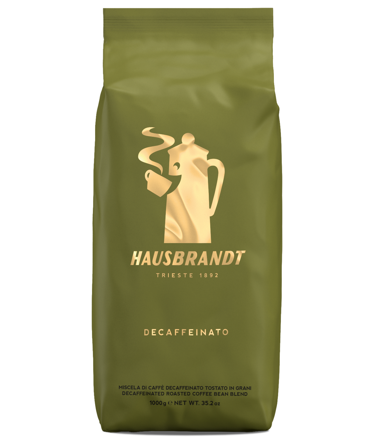 Decaffeinated Coffee Beans 1kg - Hausbrandt