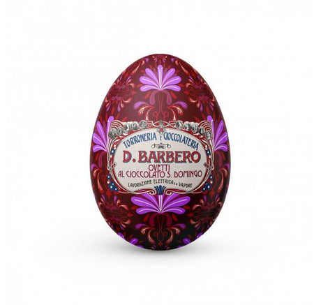 Easter Chocolate Egg in Tin 100g - Davide Barbero Davide Barbero - chocolate CHOCOLATE EGG SANTO DOMINGO 70% @Mercato Gourmet | Your Italian Gourmet Supermarket