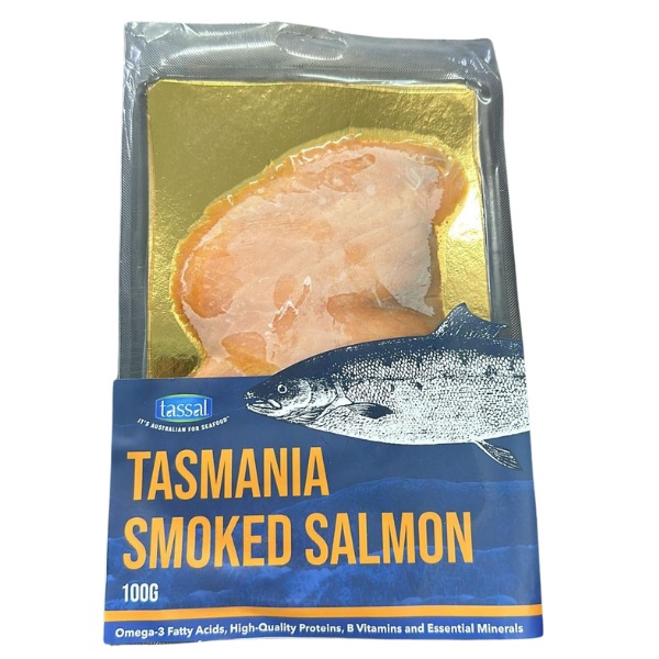 TASMANIA SMOKED SALMON SLICED 100G - Tassal – Mercato Gourmet