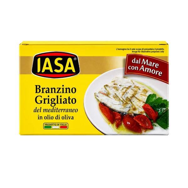 Grilled Seabass in Olive Oil 145g- Iasa