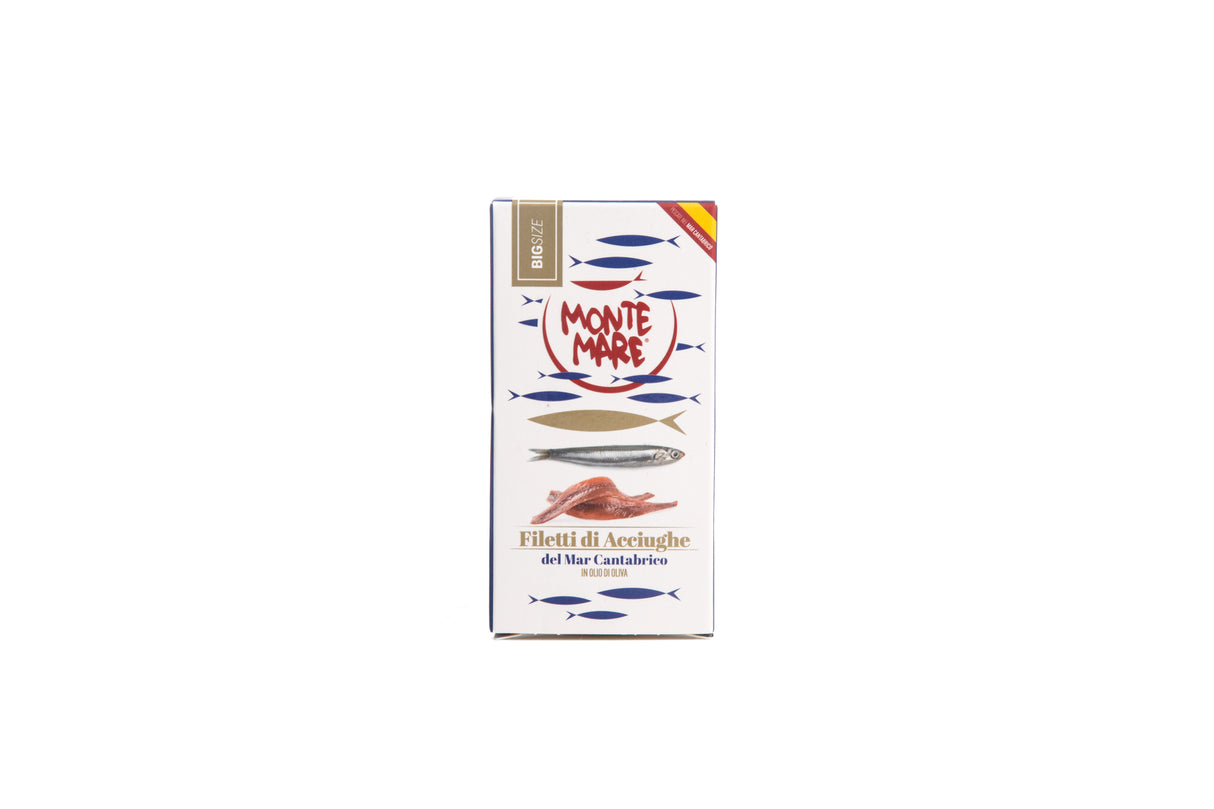 Anchovy Fillets in Olive Oil 46g - Montemare