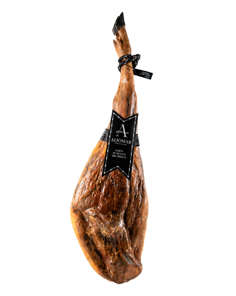 Spanish Acorn-Fed 100% Iberico Pork Ham Black Seal (48months+) - Aljomar