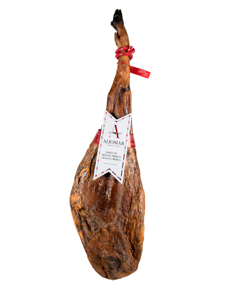 Spanish Acorn-Fed 50% Iberico Pork Ham Red Seal (48months+) - Aljomar