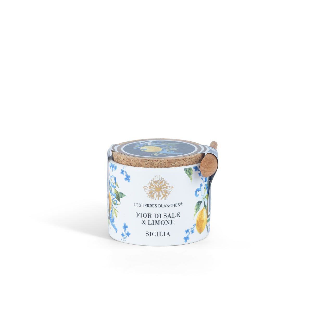 Sea Salt Flakes From Sicily & Lemon From Sicily 100g- Les Terres Blanches