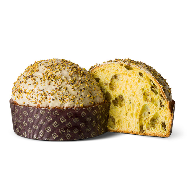 Pistachio Panettone 1000g- Forno Follador Follador - Panettone @Mercato Gourmet | Your Italian Gourmet Supermarket