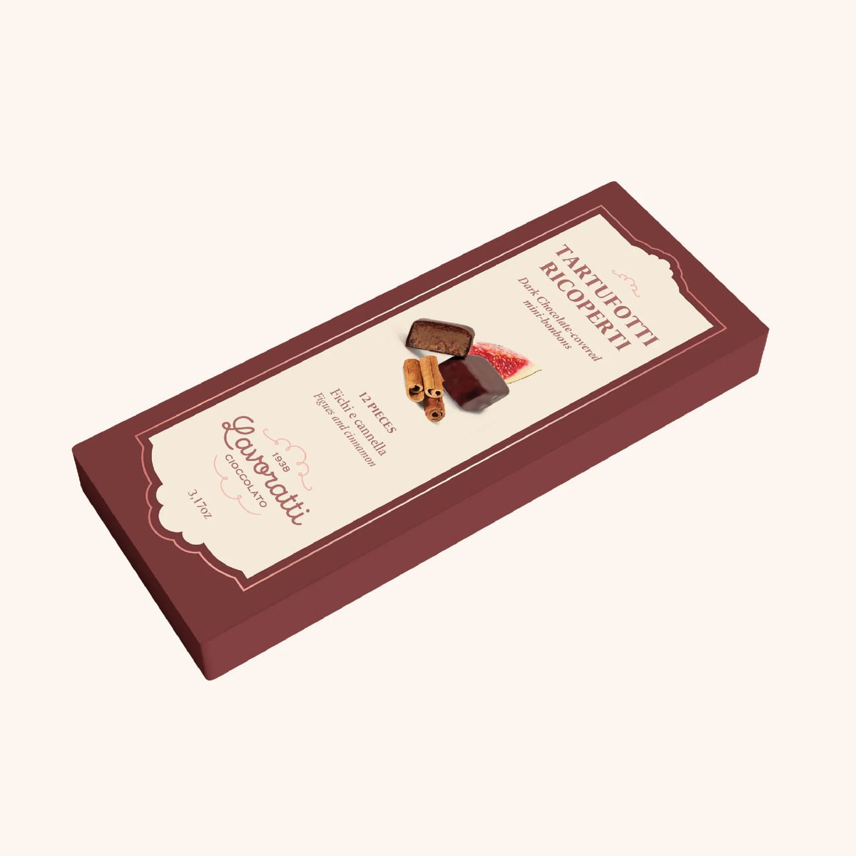 Chocolate-Covered Fig & Cinnnamon Truffles 12pc - Lavoratti