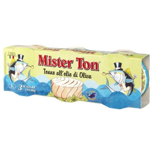 Tuna in Olive Oil 70gx3 - Mister Ton