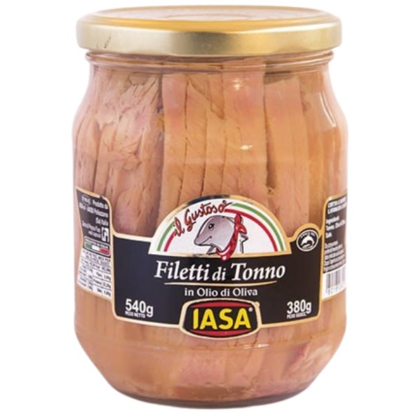 Tuna Fillet in Olive Oil 540g - Iasa