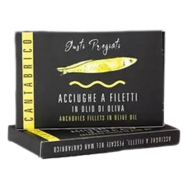 Cantabrian Anchovies First Choice in Olive Oil 110g - Tharros Pesca Cabras