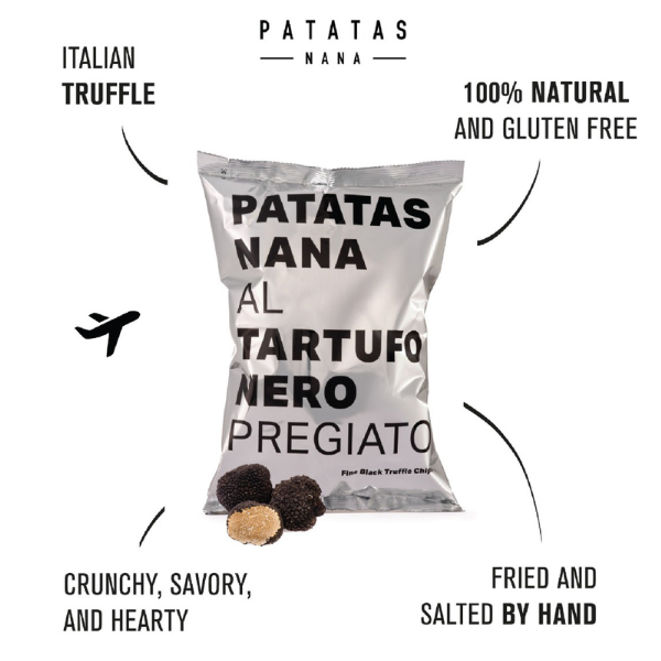 Balck Truffle Potato Chips 100g - Patatas Nana