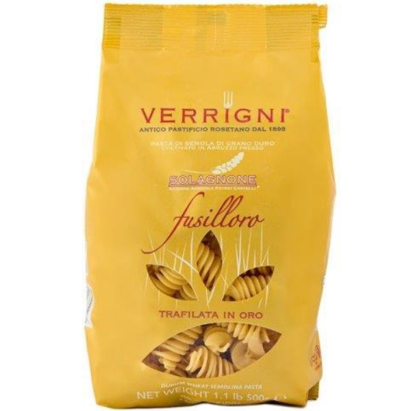 Durum Wheat Semolina Fusilloro 500g - Verrigni