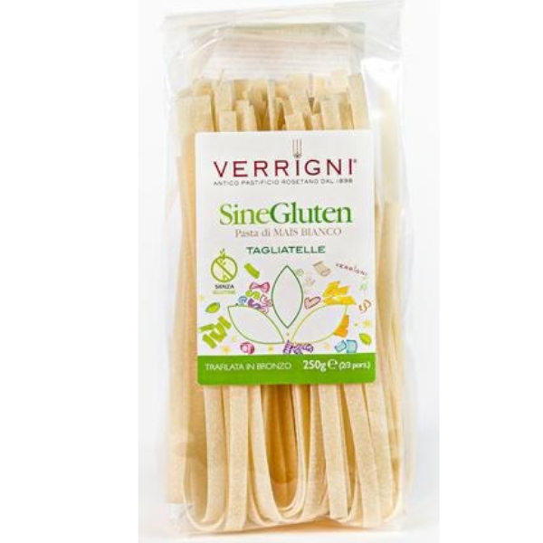 Gluten Free White Corn Flour Tagliatelle 250g - Verrigni