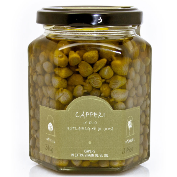 Capers in Extra Virgin Olive Oil 240g - La Nicchia