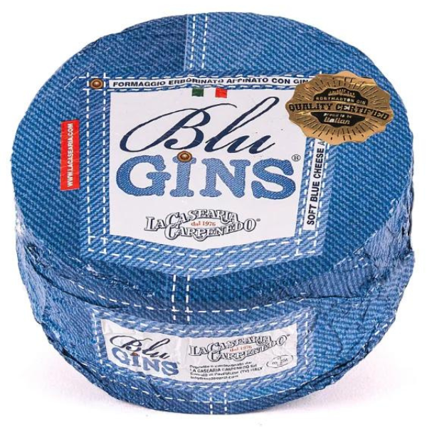 Blue Chesse with Gin "Blu Gins" 200g (±10%) - Carpenedo