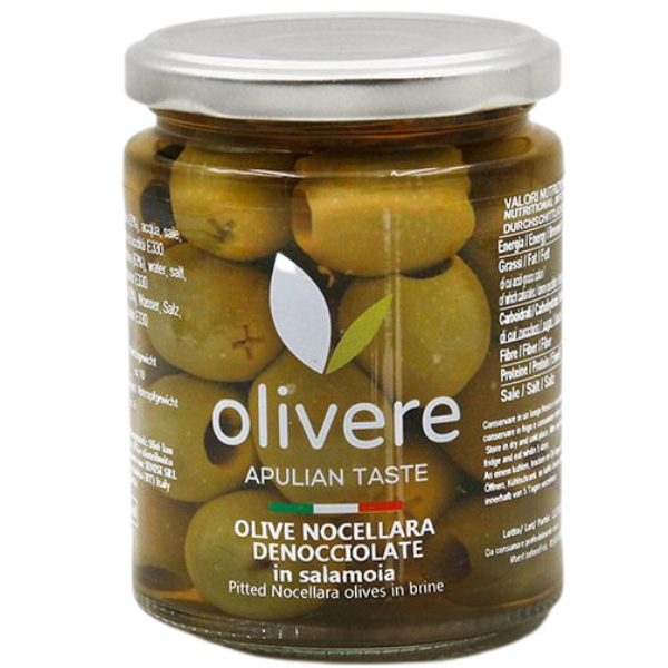 Pitted Olives Nocellara in Brine - Sinisi
