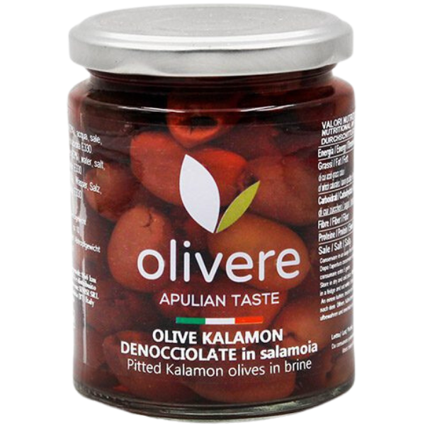 Pitted Olives Kalamon in Brine - Sinisi