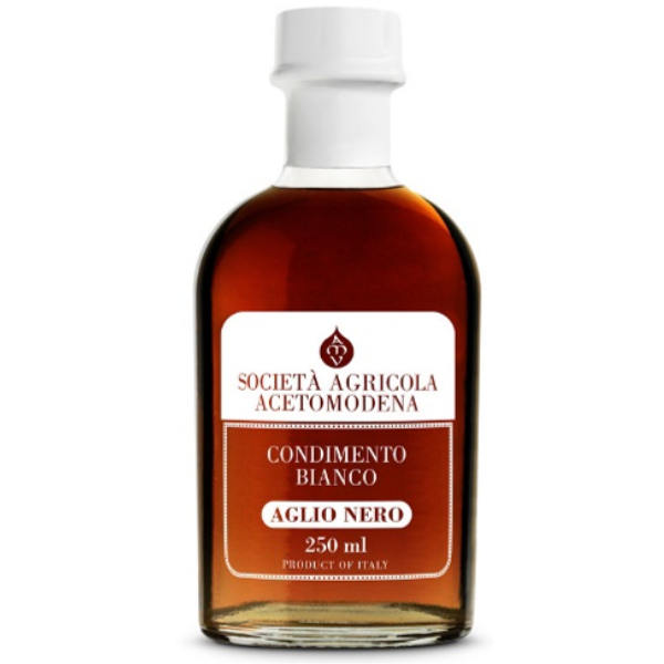 Black Garlic White Vinegar 250ml - Aceto Modena
