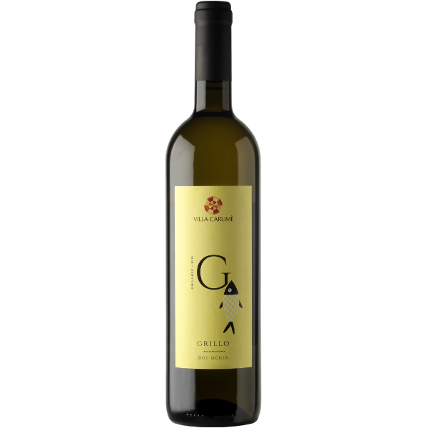 ||Wine by Case Offer|| Organic Grillo DOC Sicilia 750ml - Villa Carumè