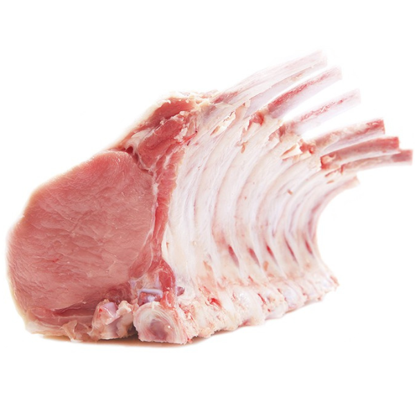 Australian Free Range Pork Rack (Bone-in & Rind off) Whole Cut 1kg
