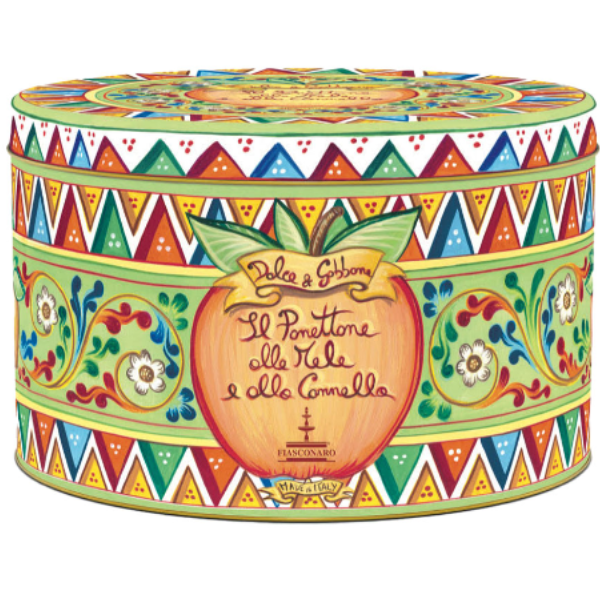 Fiasconaro X Dolce & Gabbana Panettone with Apple and Cinnamon 1kg