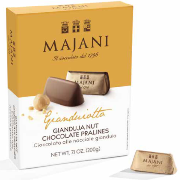Gianduja Nut Chocolate Pralines 200g - Majani