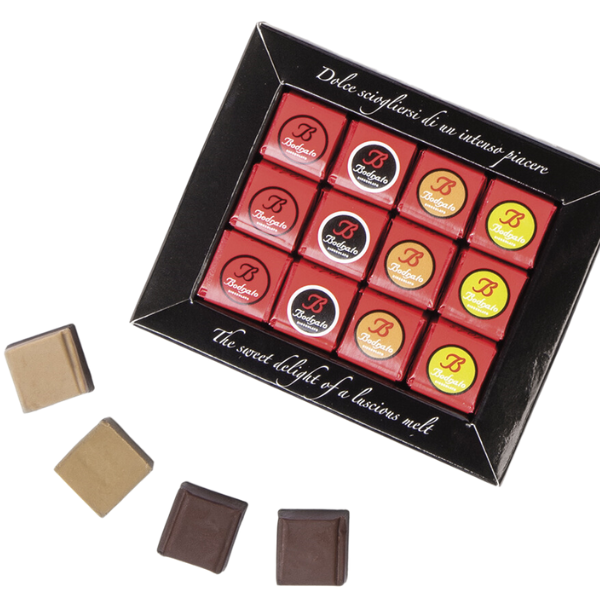 Assorted Wrapped Cremino Chocolate 12 pcs 85g - Bodrato