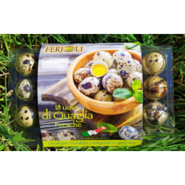 Ferioli Quail Eggs 18pcs/PACK